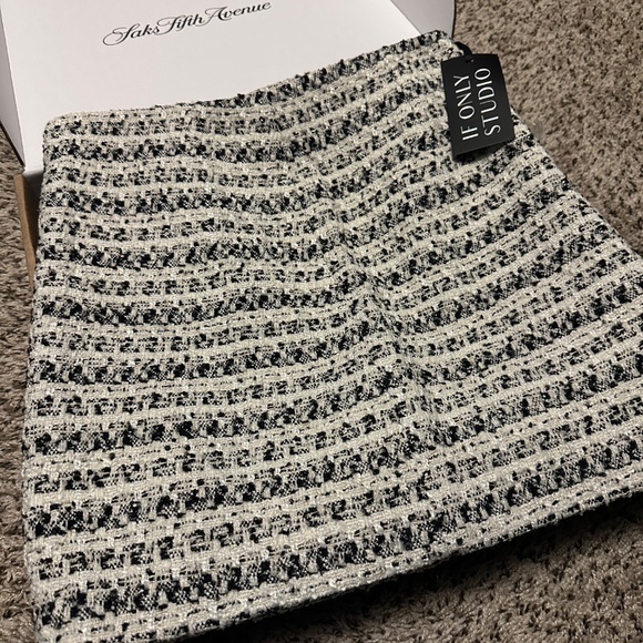 If Only Studio Tweed Skirt (Brand New) - Picture 4 of 5